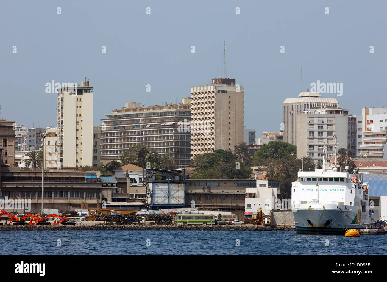 Vue panoramique de Dakar